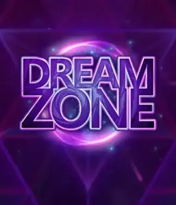 Enter the mesmerizing realm of the Dream Zone game by ELK Studios, highlighting a brilliant purple and blue cosmic backdrop with the futuristic logo illuminated brightly. This image captures a surreal atmosphere, ideal for fans of vibrant, abstract graphics, providing a captivating gaming experience.